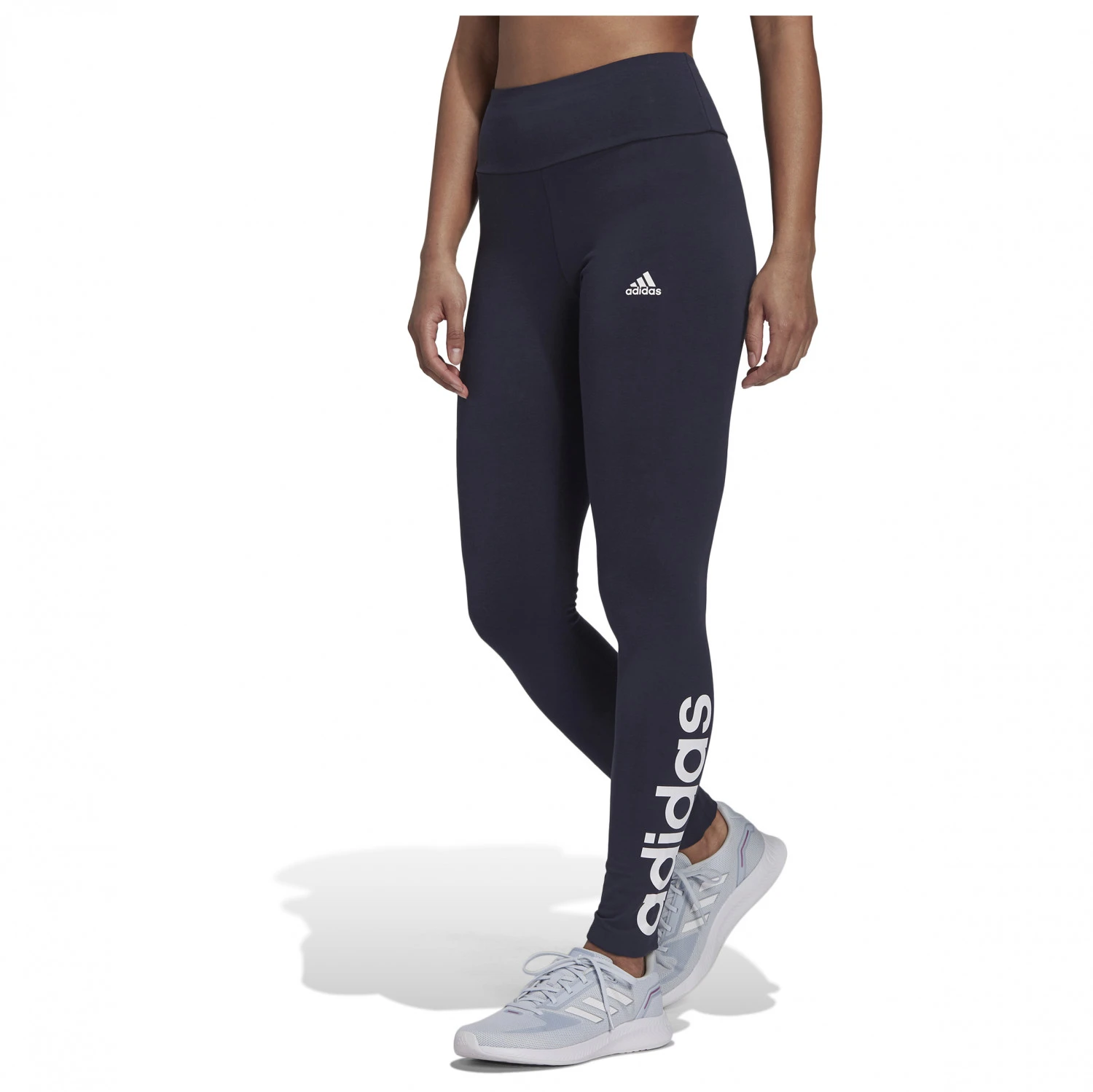 ADIDAS Women's Loungewear Essentials High Waisted Logo - Leggings - Image 2