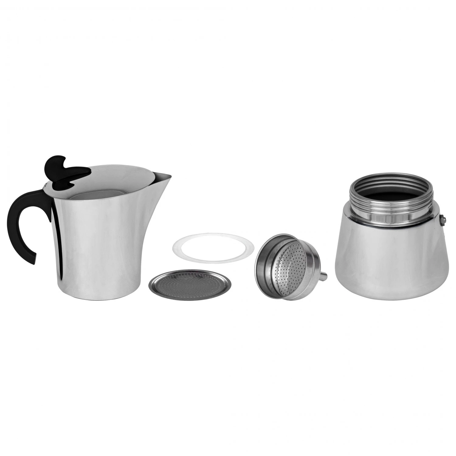 Basic Nature Espresso Maker Stainless Steel - Image 3