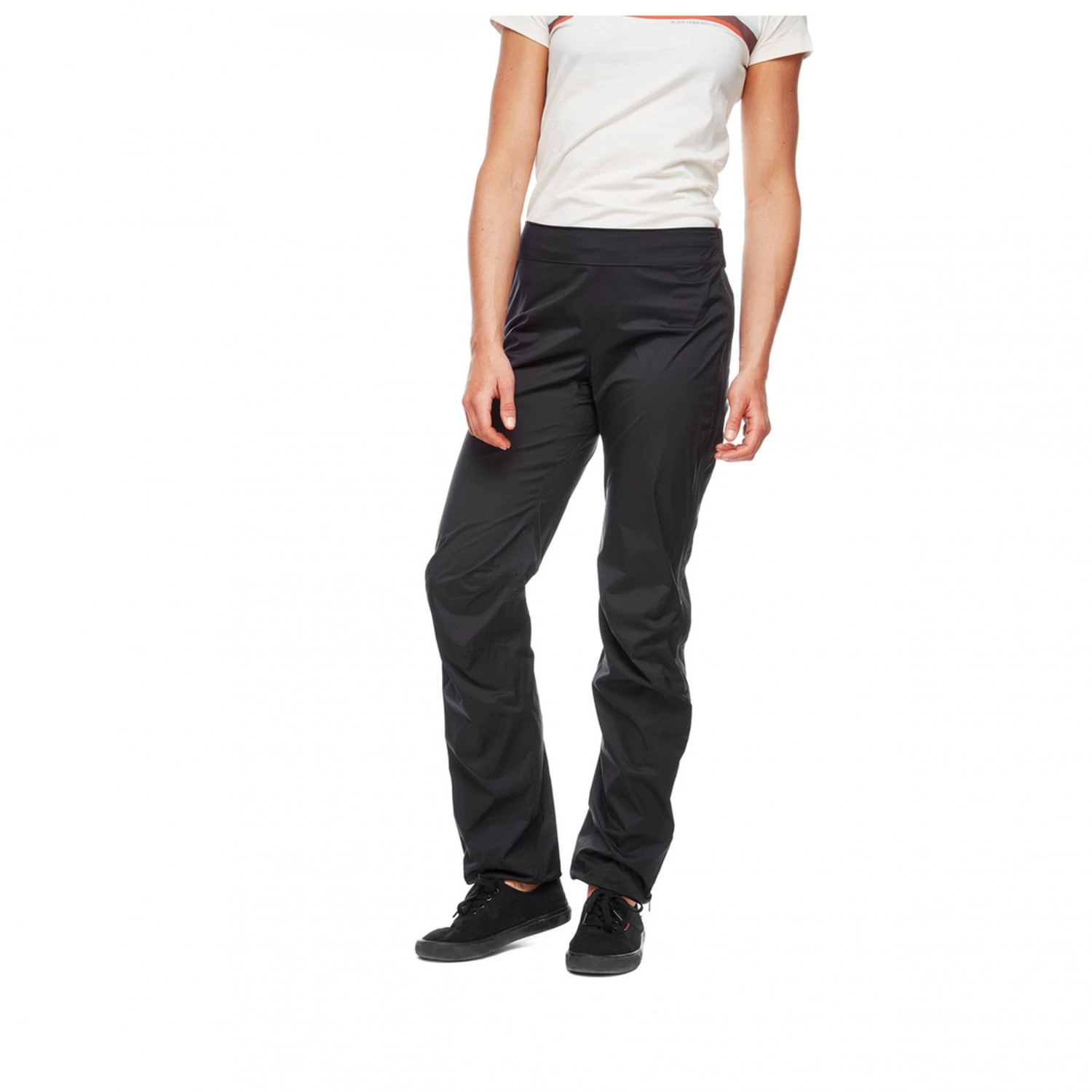 Black Diamond Women's Stormline Stretch FullZip Rain Pants - Waterproof Trousers - Image 3