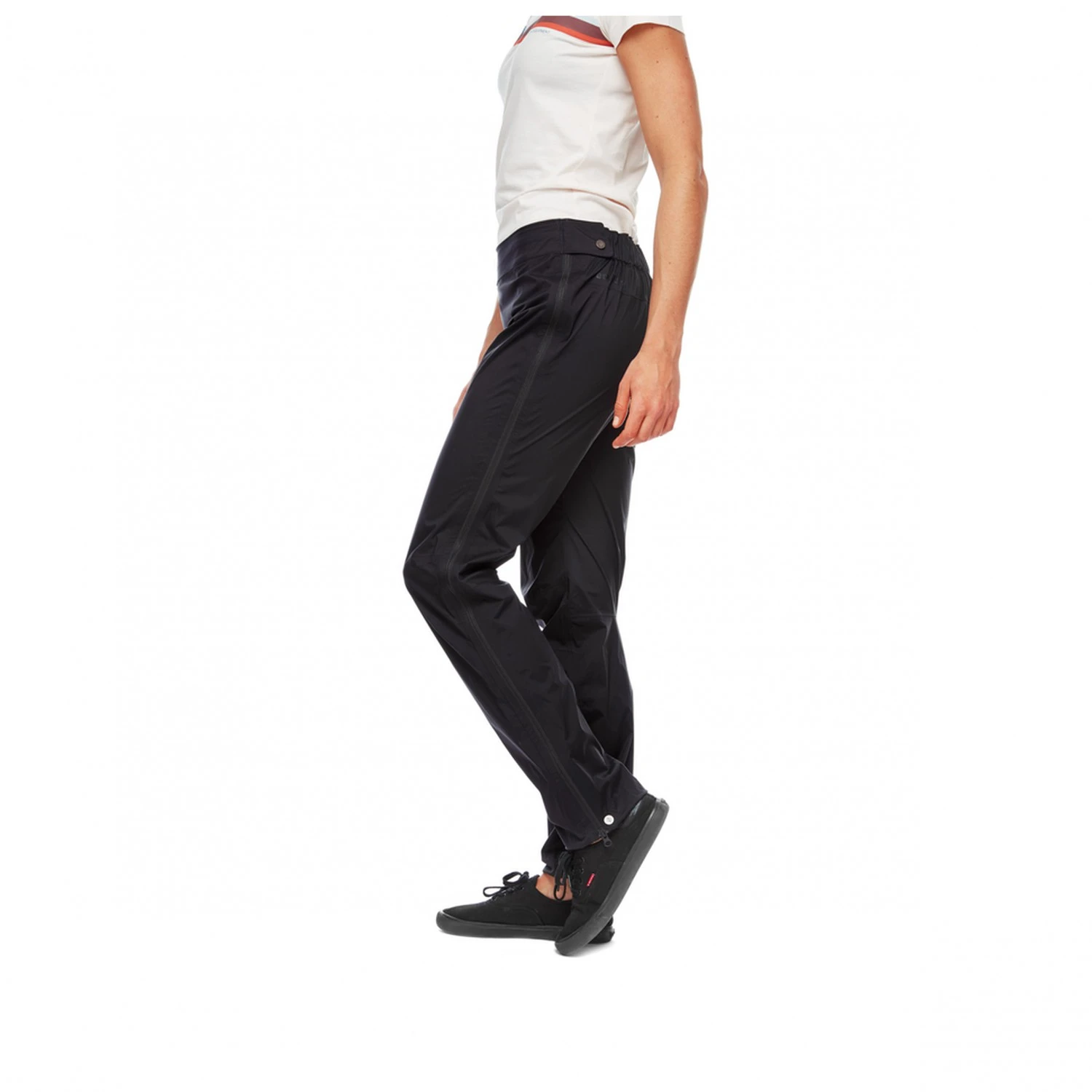 Black Diamond Women's Stormline Stretch FullZip Rain Pants - Waterproof Trousers - Image 5