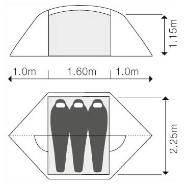 Exped Venus III UL - 3-person Tent - Image 2