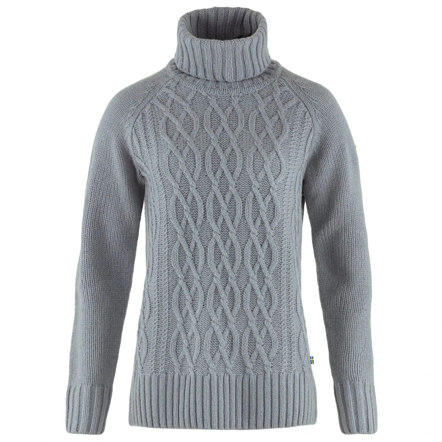 FJÄLLRÄVEN Women's Övik Cable Knit Roller Neck - Wool Jumper