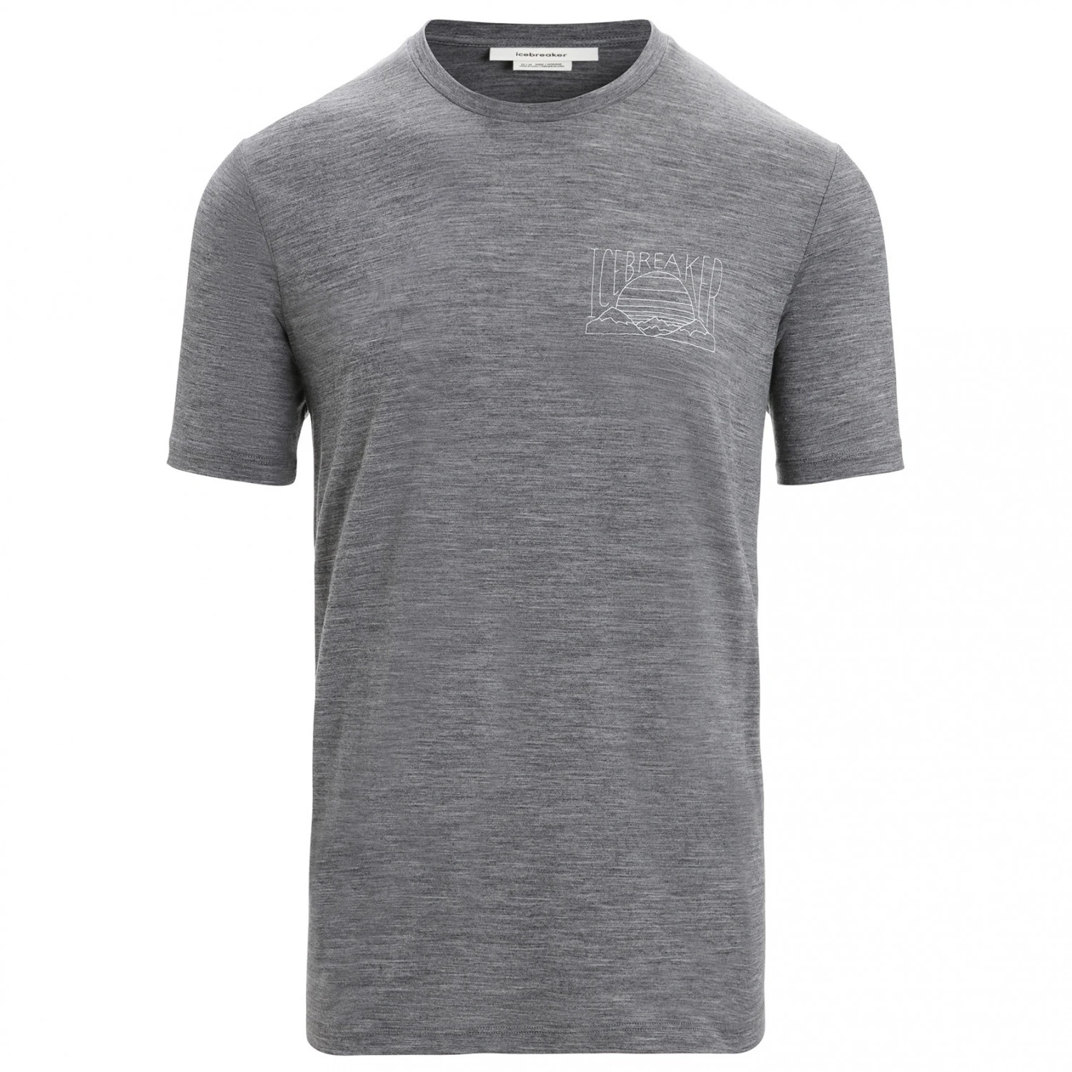 Icebreaker Tech Lite II S/S Tee Mountain Sunset - Merino Shirt