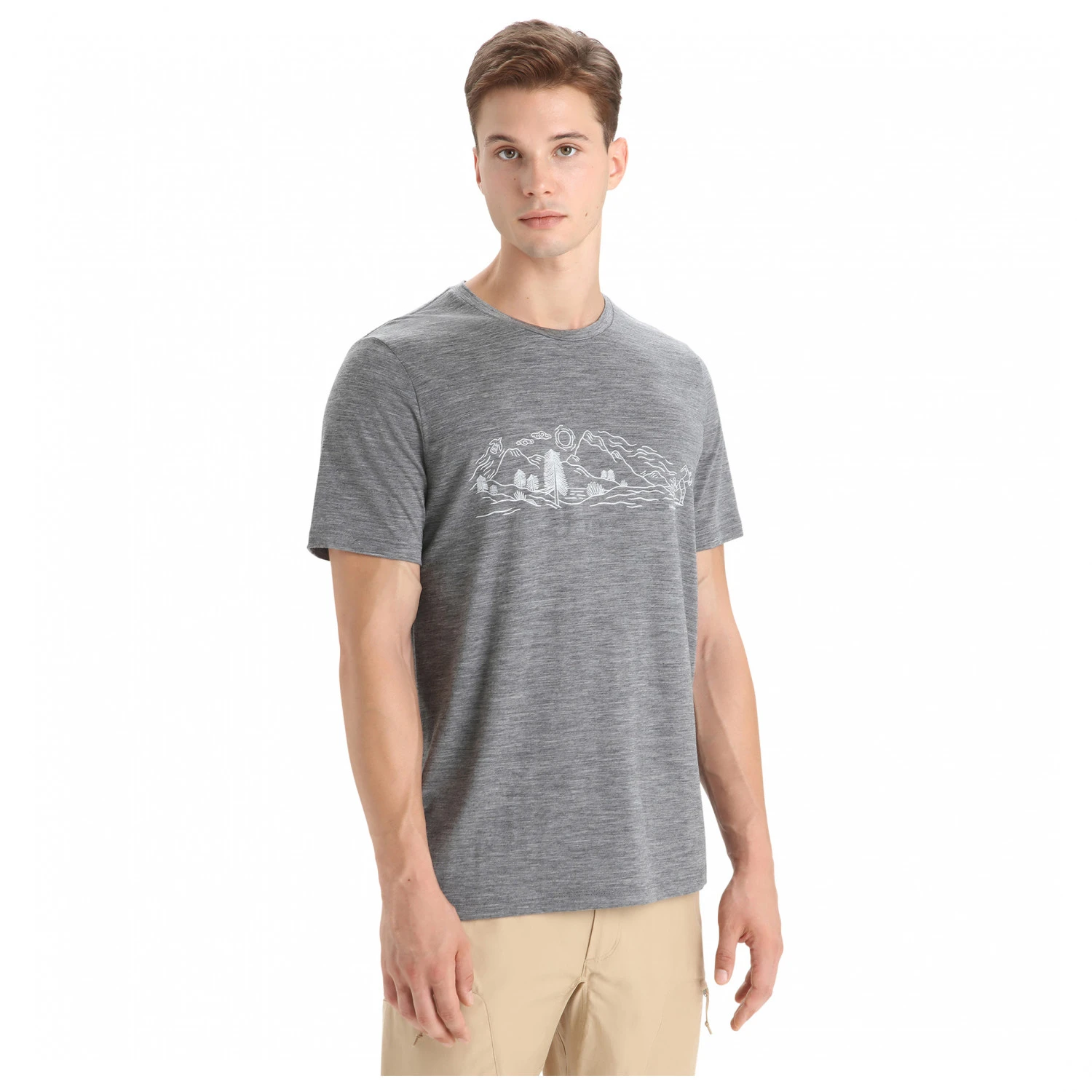 Icebreaker Tech Lite II S/S Tee Nature Sprint - Merino Shirt - Image 3