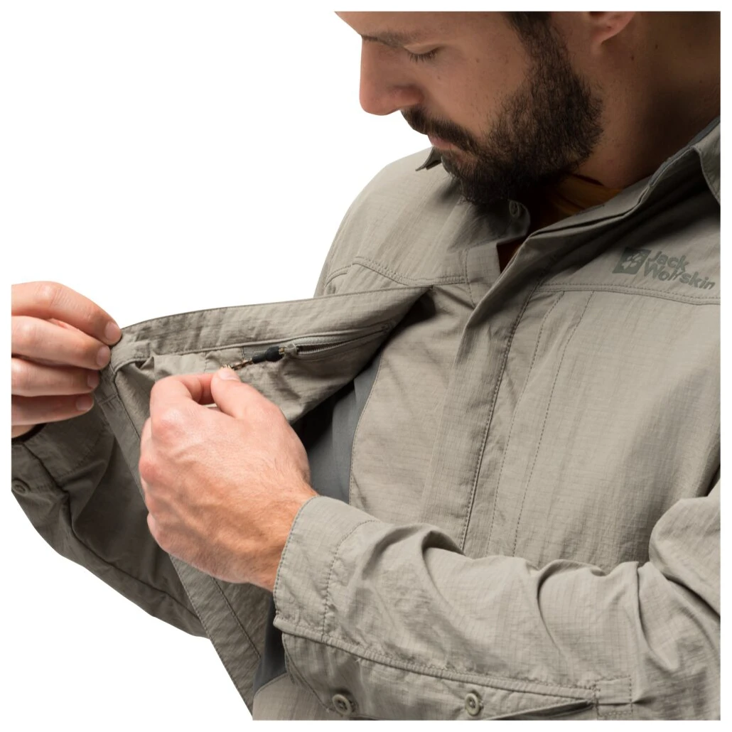 Jack Wolfskin Diskovera L/S Shirt - Shirt - Image 7