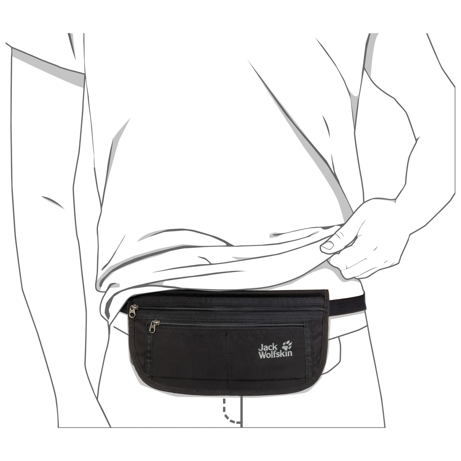 Jack Wolfskin Document Belt De Luxe - Hip Bag - Image 3