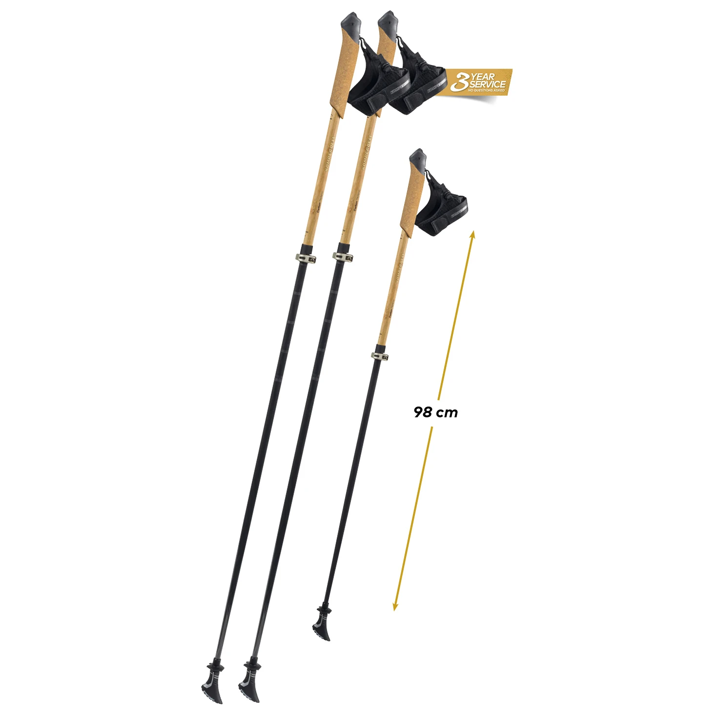 Komperdell Bayamo Carbon Vario - Nordic Walking Poles - Image 2