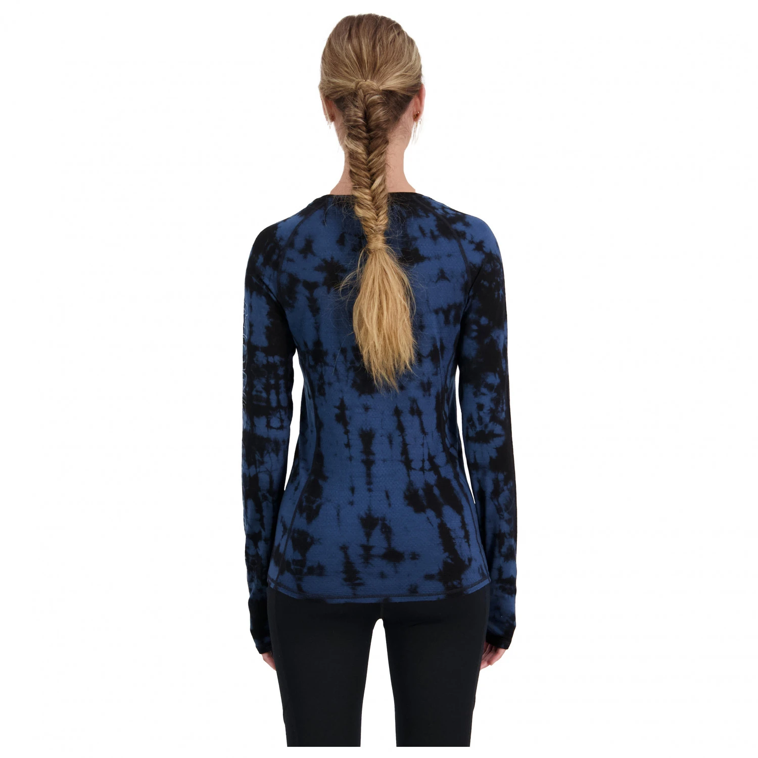 Mons Royale Women's Bella Merino Air-Con L/S Tie Dyed - Merino Base Layer - Image 3