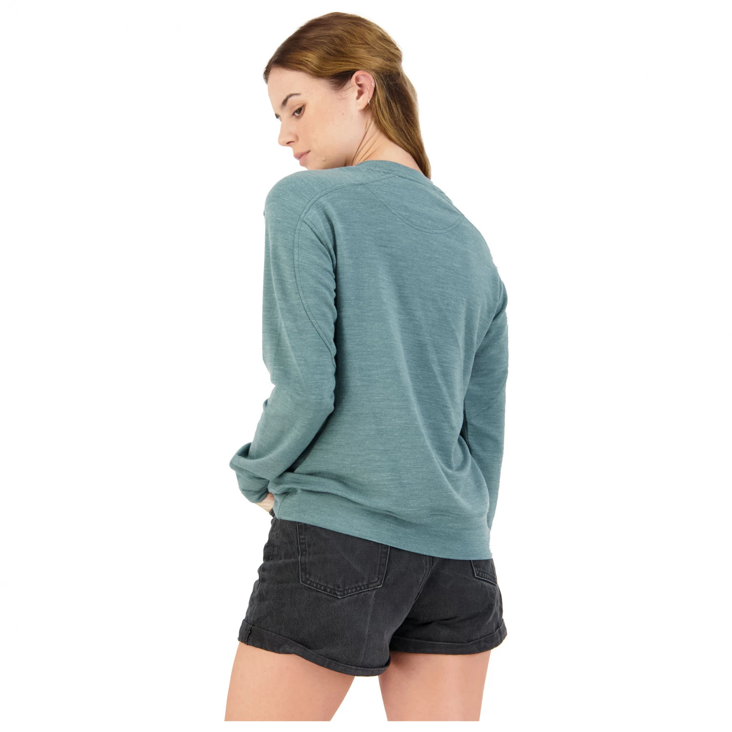 Mons Royale Women's Covert Lite Crew - Merino Jumper - Image 3