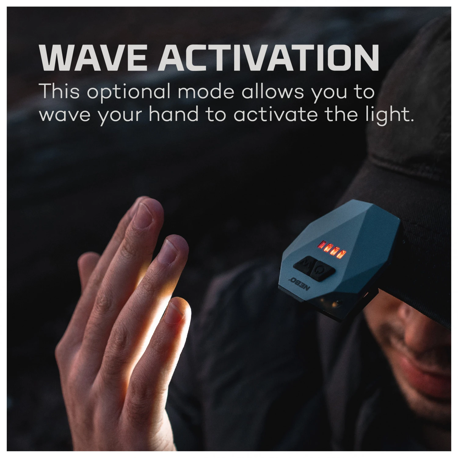 NEBO Einstein Cap - Head Torch - Image 4