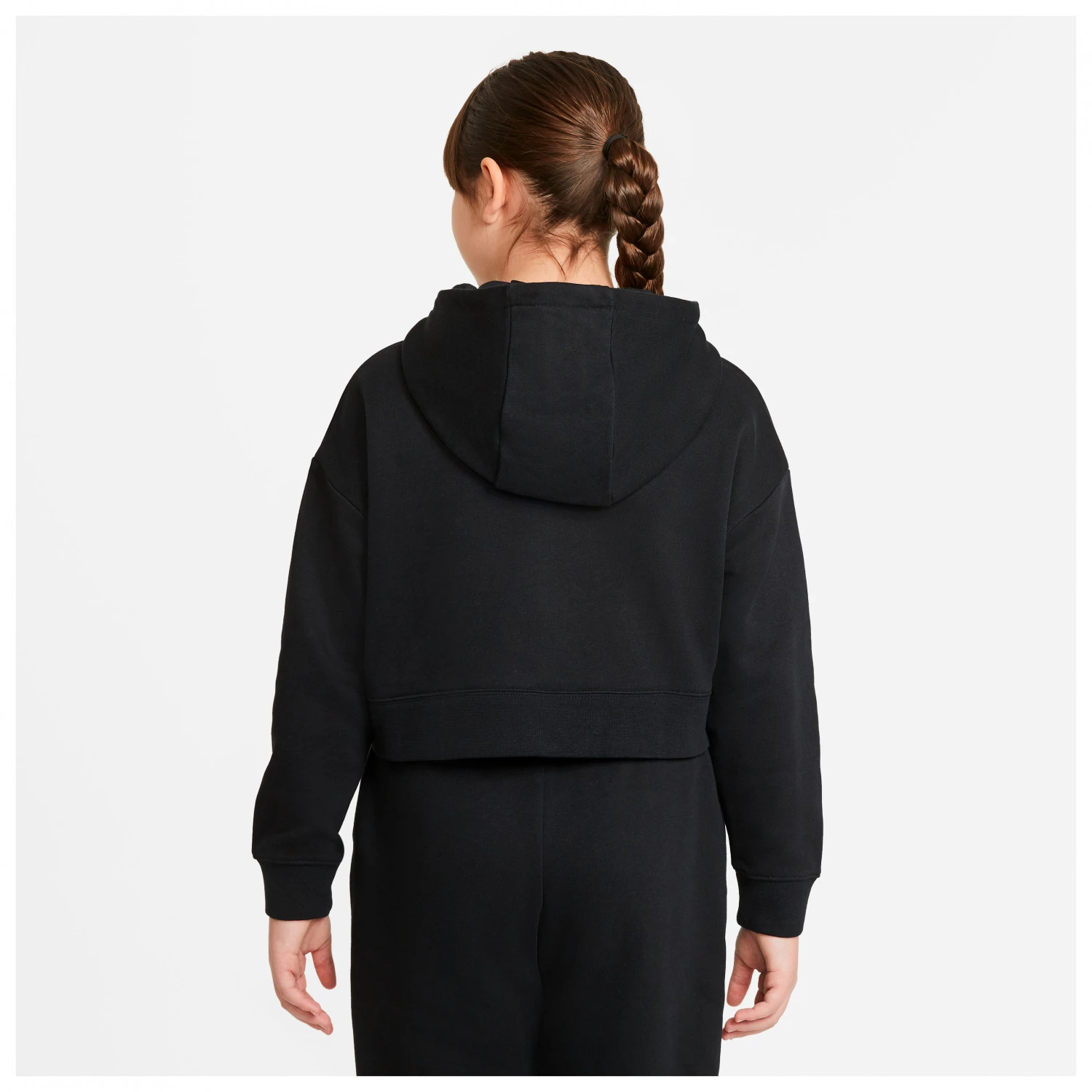 Nike Girl's Sportswear Club Cropped - Hoodie - Image 4