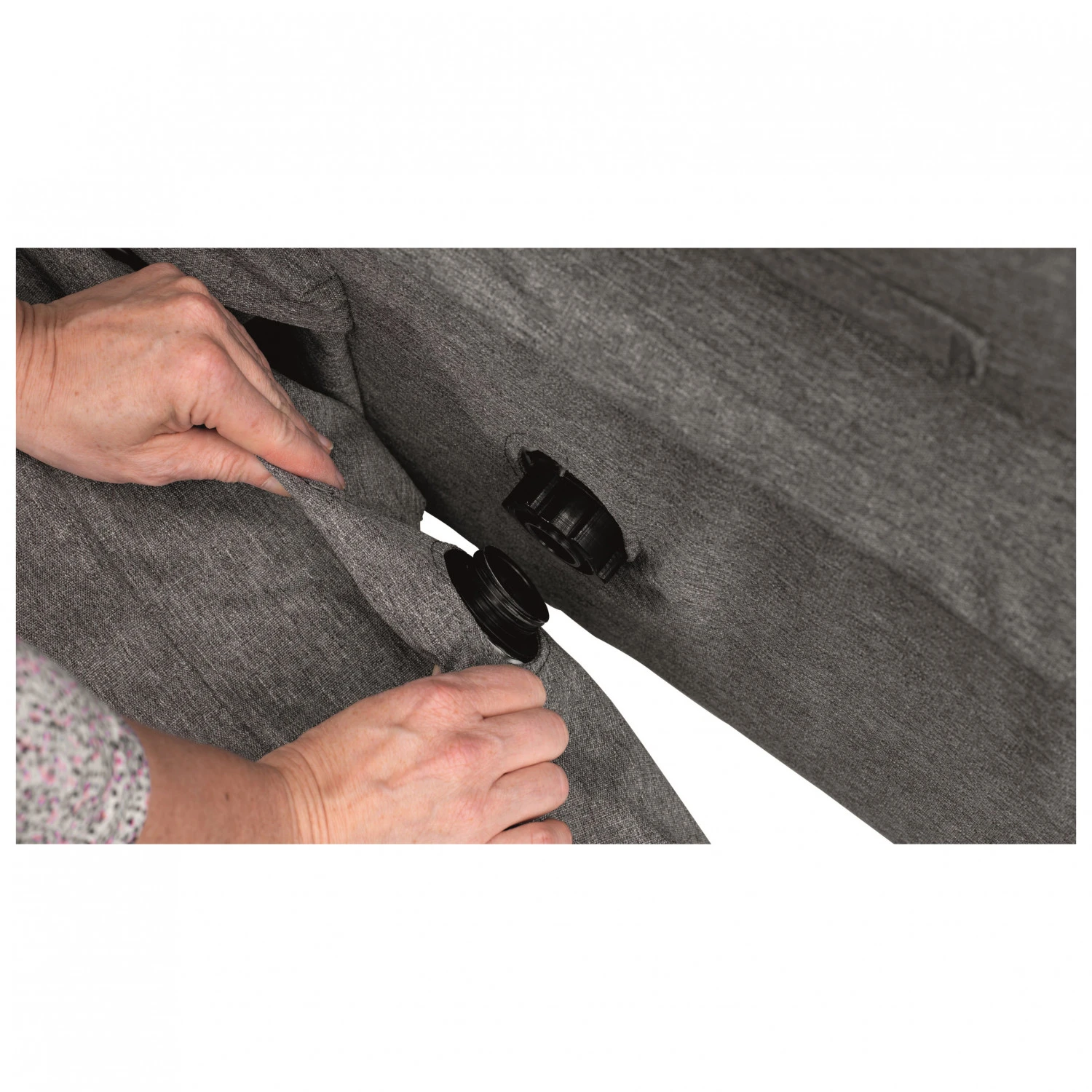 Outwell Lake Erie Inflatable Ottoman - Camping Chair - Image 4