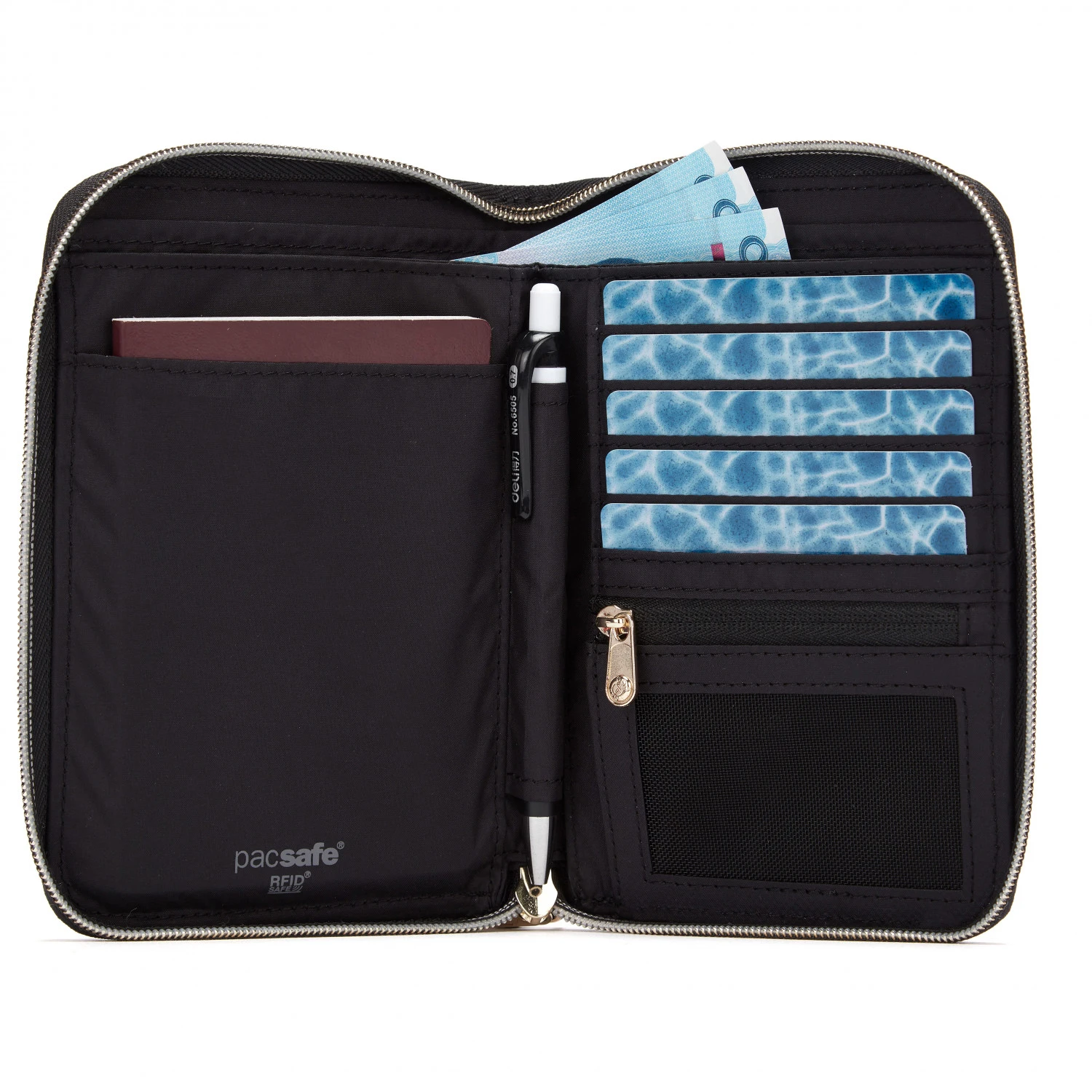Pacsafe RFIDsafe Compact Travel Organizer - Wallet - Image 3