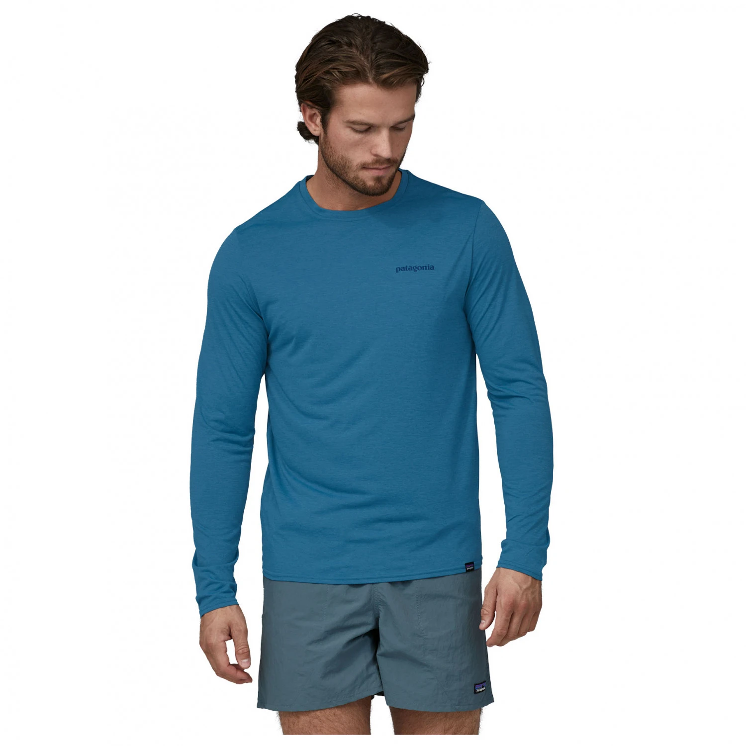 Patagonia L/S Cap Cool Daily Graphic Shirt Waters - Sport Shirt - Image 2