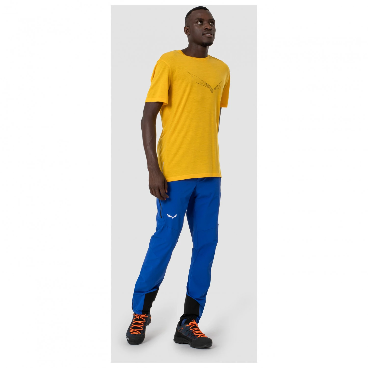 SALEWA Pure Eagle Sketch Alpine Merino T-shirt - Merino Shirt - Image 2