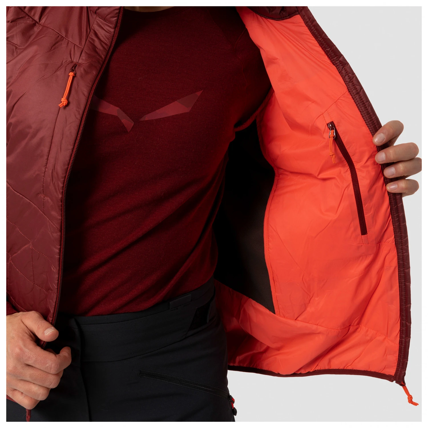 SALEWA Women's Ortles Hybrid TWR Vest - Wool Vest - Image 8