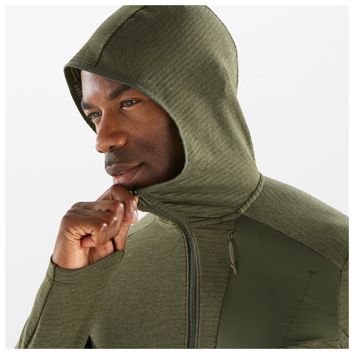 Salomon Outline Fullzip Hoodie - Fleece Jacket - Image 4