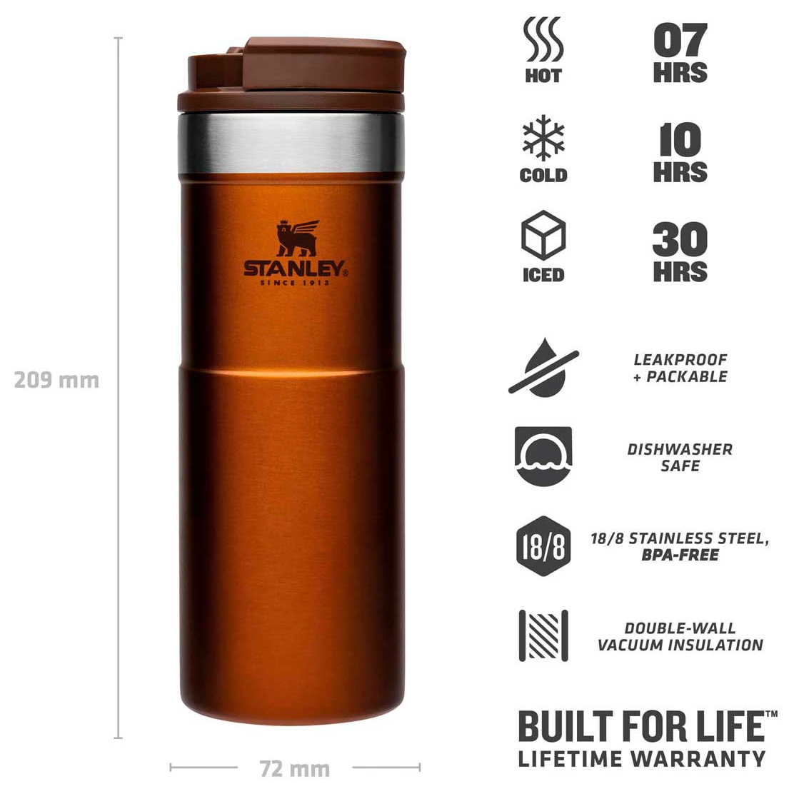 Stanley Classic Neverleak Travel Mug 470 Ml - Insulated Mug - Image 4