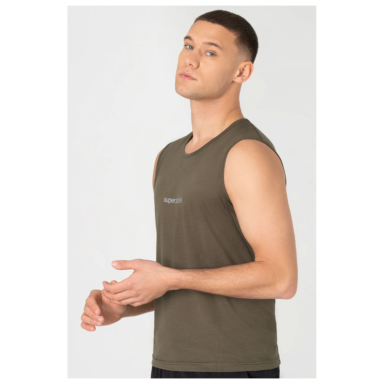 Super.natural Gravier Under - Cycling Singlet - Image 3