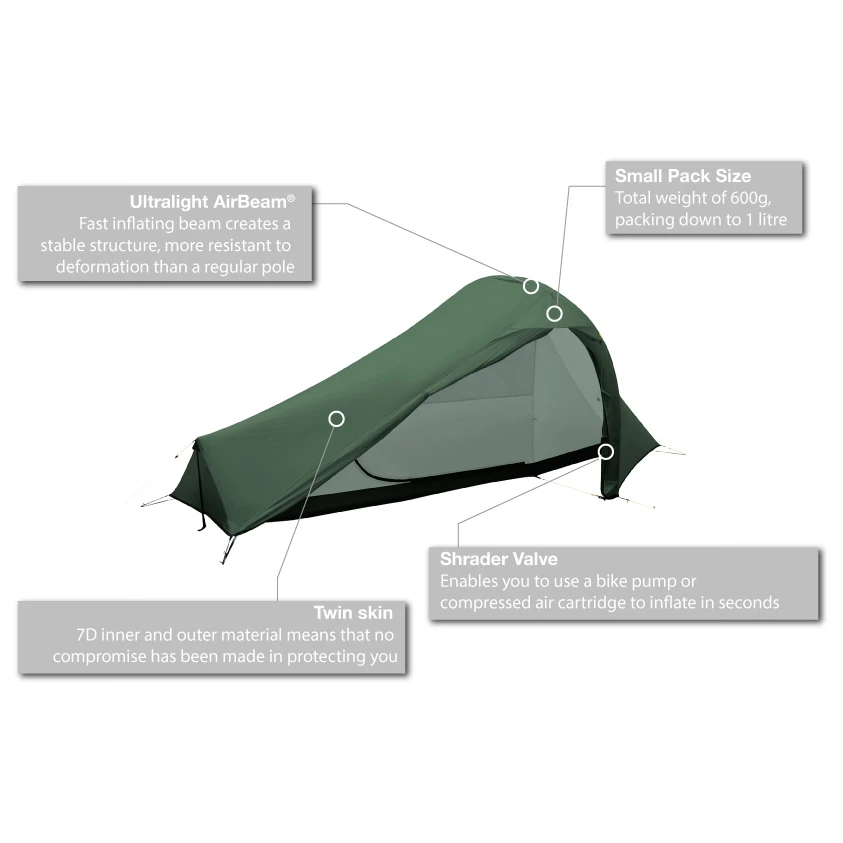Vango F10 Hydrogen Air - 1-person Tent - Image 2