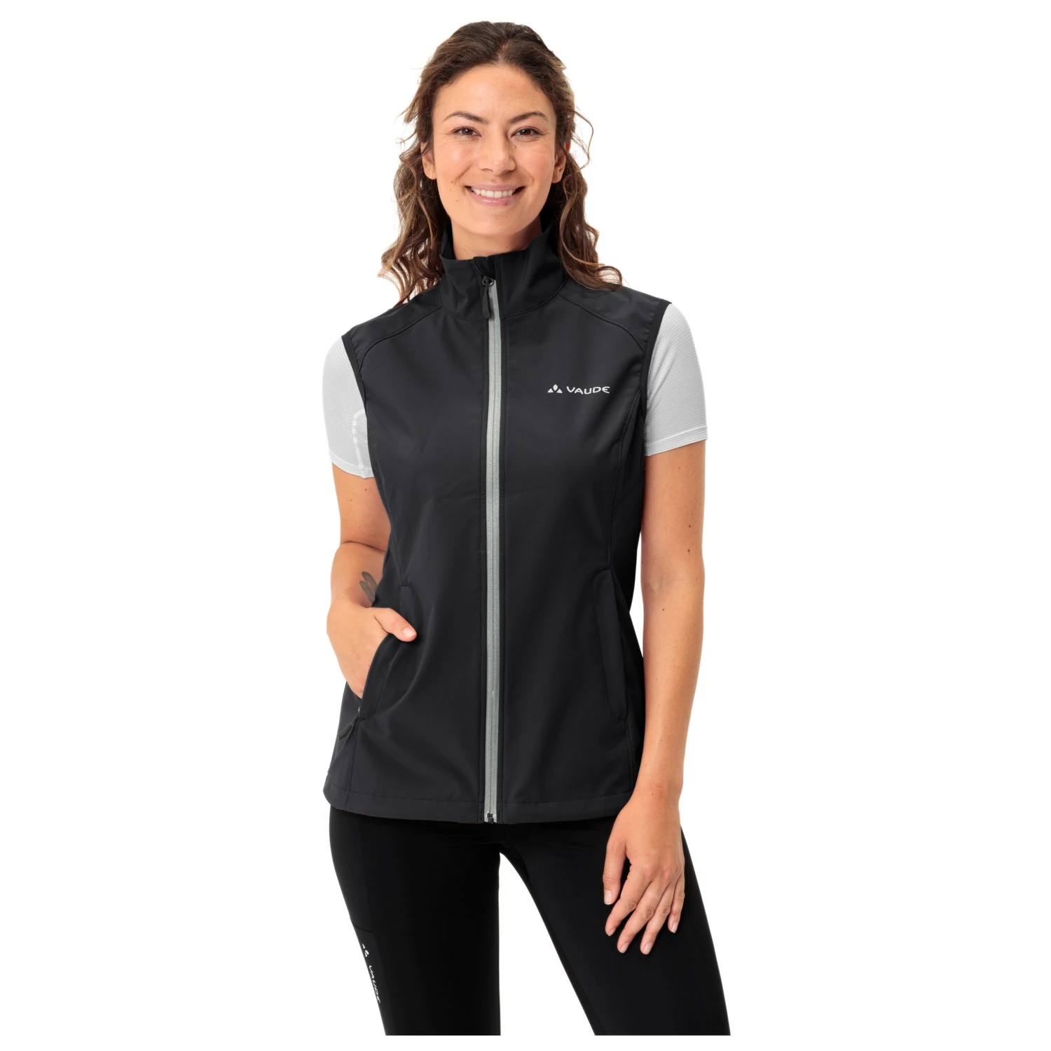 VAUDE Women's Hurricane Vest III - Softshell Vest - Image 3