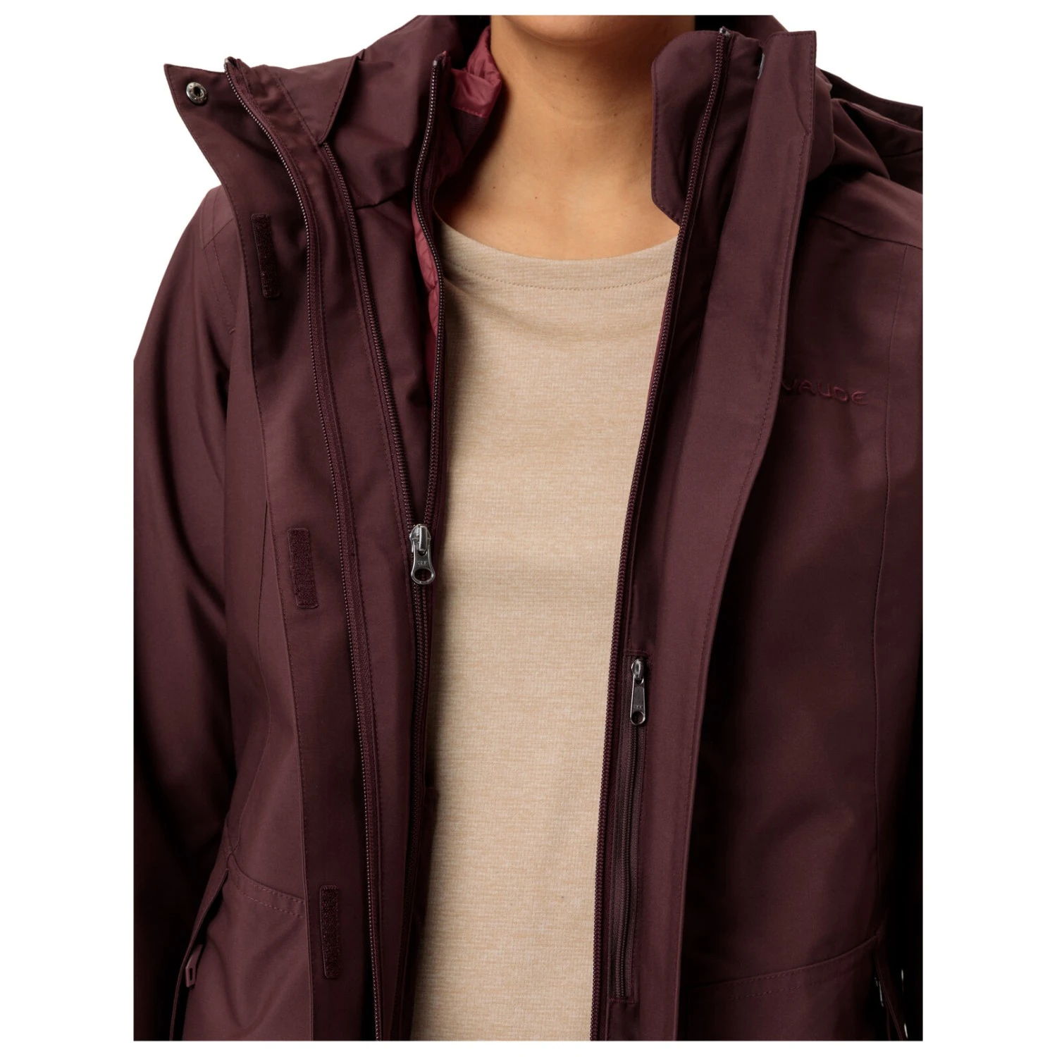 VAUDE Women's Idris 3in1 Parka III - 3-in-1 Jacket - Image 5