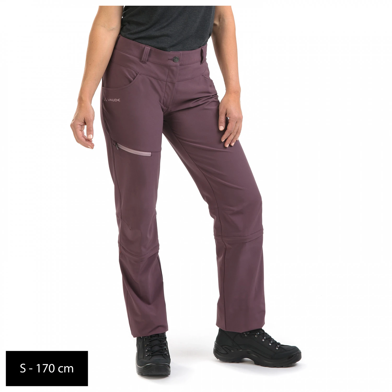 VAUDE Women's Itri Capri Zip Off Pants - Zip-off Trousers - Image 6