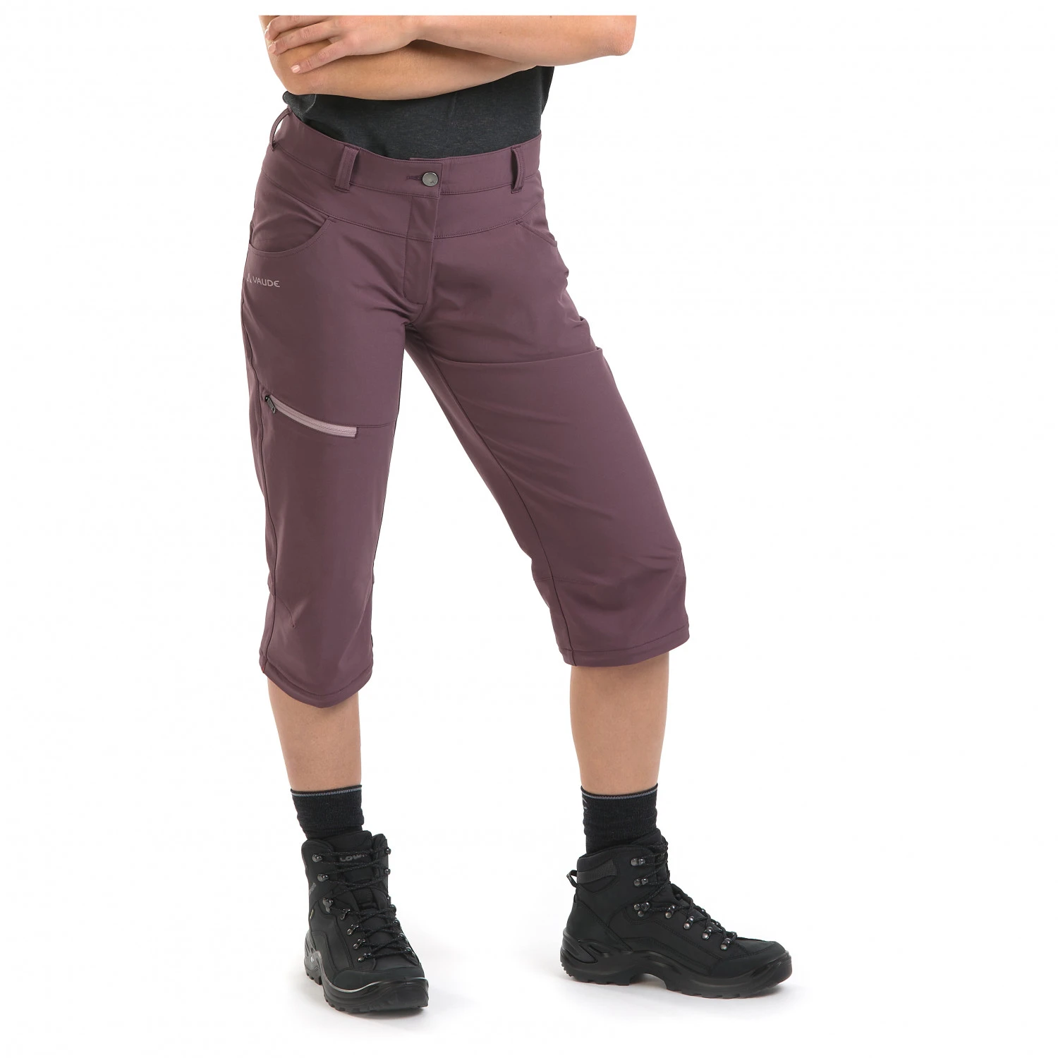VAUDE Women's Itri Capri Zip Off Pants - Zip-off Trousers - Image 4