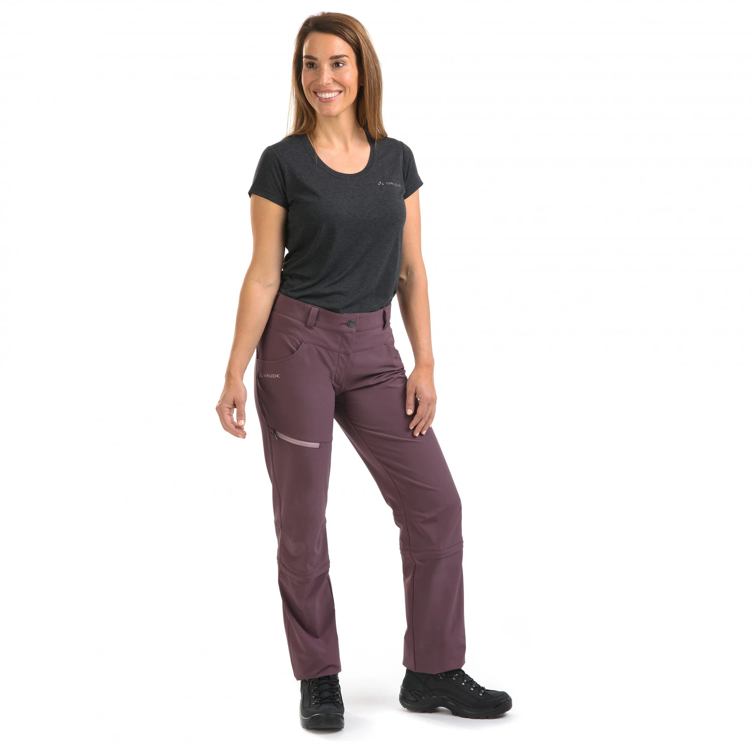 VAUDE Women's Itri Capri Zip Off Pants - Zip-off Trousers - Image 5